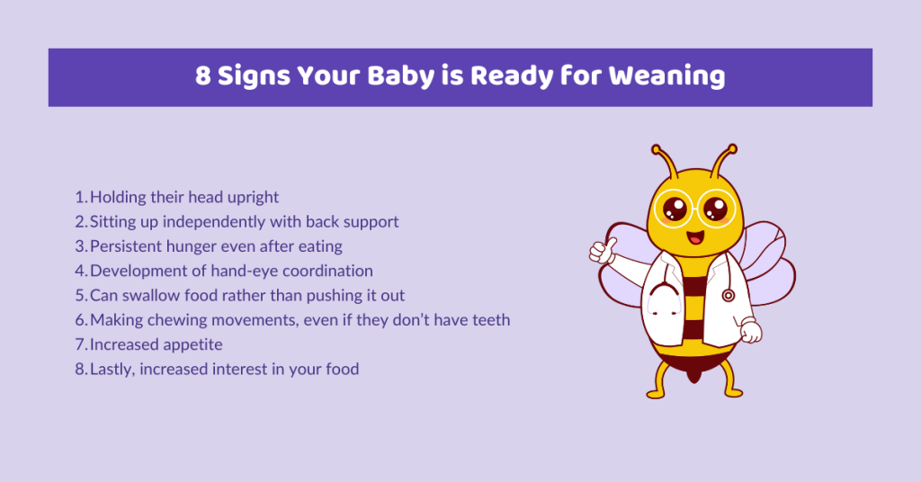 How to know baby is ready for weaning